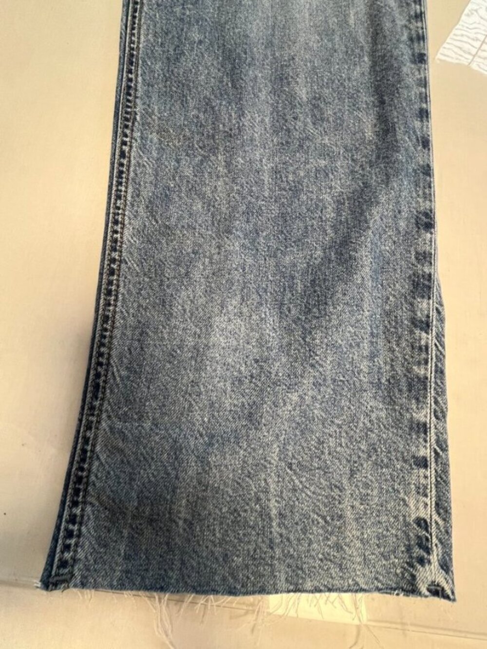 rag & bone Dre Low Rise Baggy Boyfriend Jeans Womens 31 Raw Hem NWT - Picture 5 of 13